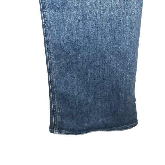 Old Navy Flare Jeans medium blue wash high rise size 10 petite - Picture 7 of 11